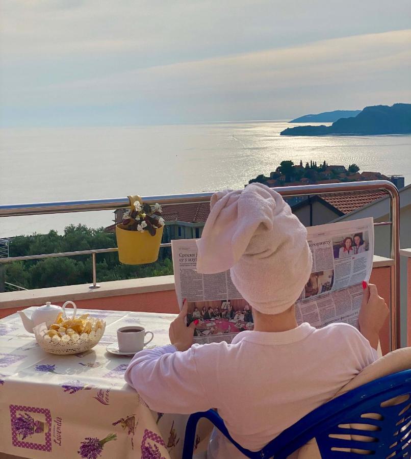 Apartmani Nica Sveti Stefan Bagian luar foto